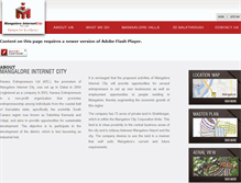 Tablet Screenshot of mangaloreinternetcity.com